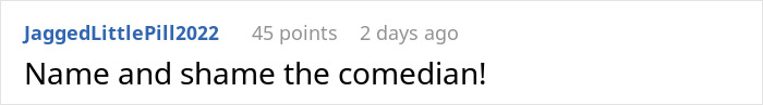 Woman Comes Back From A Comedy Show Crying Instead Of Laughing Because Of A Mean “Joke”