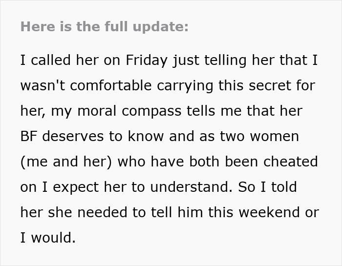 Woman Decides To Ruin 11-Year Friendship After Seeing What Her BFF Did On Girls’ Night