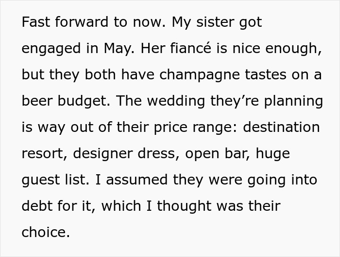 “AITA For Refusing To Use My Inheritance To Pay For My Sister’s Wedding?”