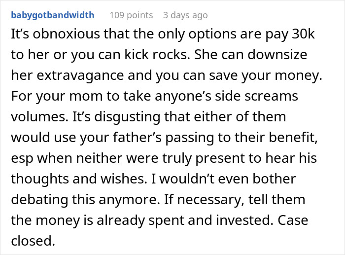 “AITA For Refusing To Use My Inheritance To Pay For My Sister’s Wedding?”
