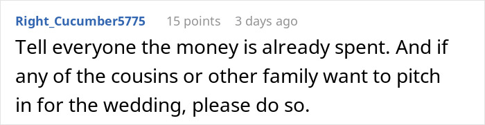 “AITA For Refusing To Use My Inheritance To Pay For My Sister’s Wedding?”