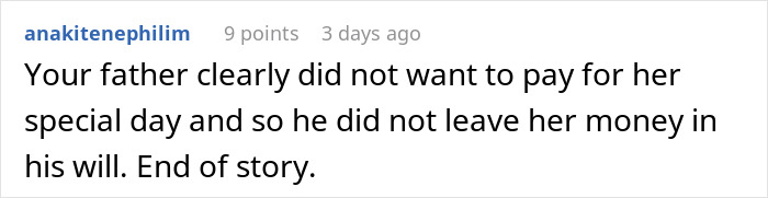 “AITA For Refusing To Use My Inheritance To Pay For My Sister’s Wedding?”
