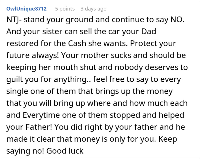 “AITA For Refusing To Use My Inheritance To Pay For My Sister’s Wedding?”