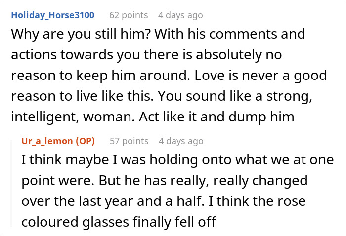 Guy Keeps Threatening To Leave GF Because She Doesn’t Work Hard Enough, She Rethinks Their Relationship