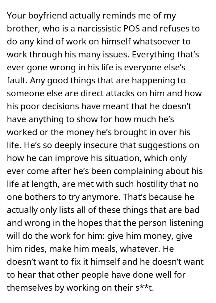 Guy Keeps Threatening To Leave GF Because She Doesn’t Work Hard Enough, She Rethinks Their Relationship