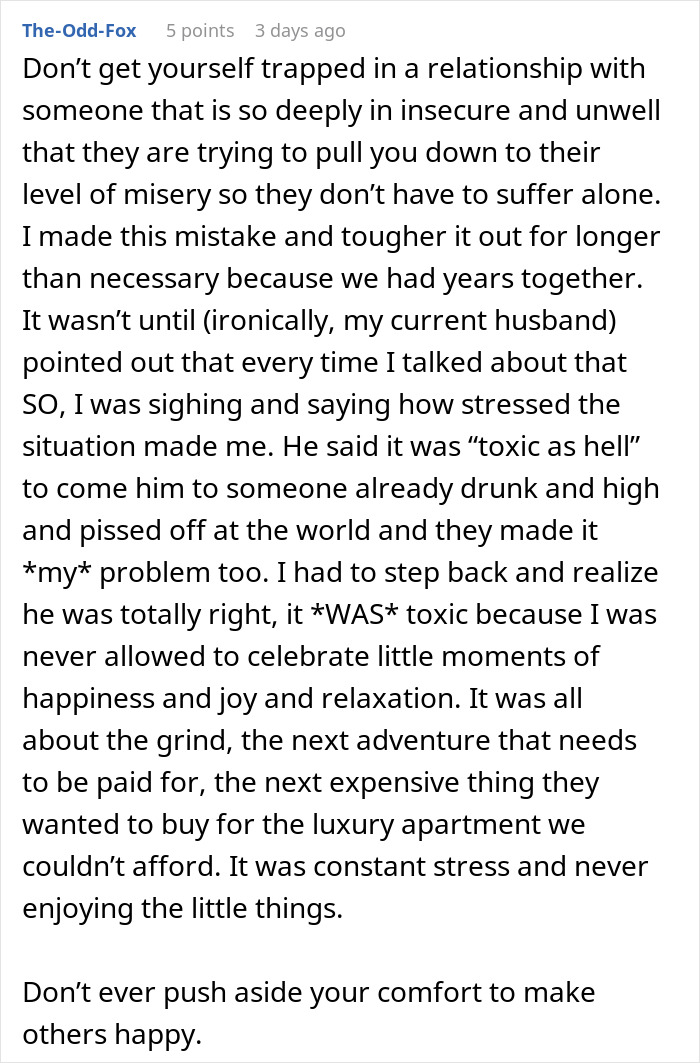 Guy Keeps Threatening To Leave GF Because She Doesn’t Work Hard Enough, She Rethinks Their Relationship