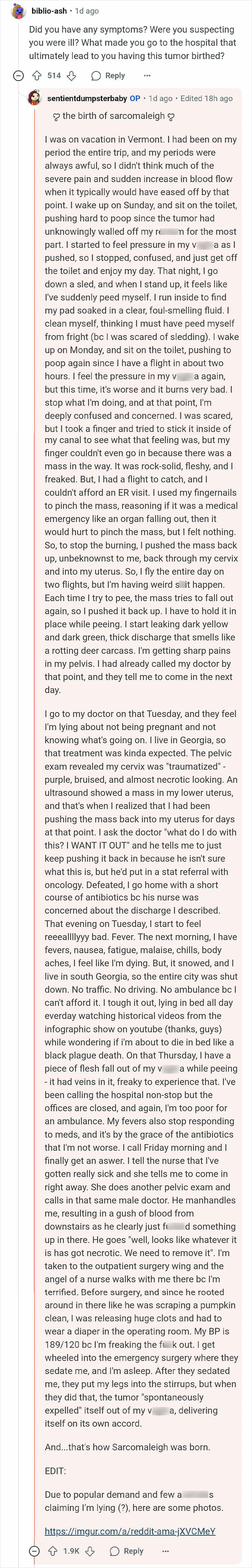 &#8220;I Unknowingly Had Cancer For Ten Years, Only Being Diagnosed After I Gave Birth To It. AMA&#8221;
