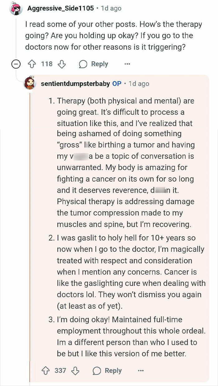 &#8220;I Unknowingly Had Cancer For Ten Years, Only Being Diagnosed After I Gave Birth To It. AMA&#8221;