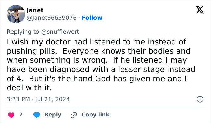 Woman Reveals 2 Major Symptoms Her Doctor Misunderstood Before Shocking Cancer Diagnosis