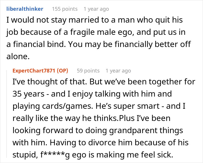 Woman Refuses To Give Up On 35-Year-Long Marriage, Asks Online How To Deal With Husband’s Ego