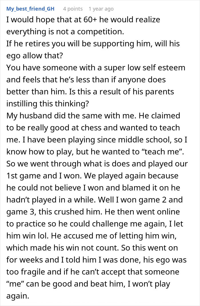 Woman Refuses To Give Up On 35-Year-Long Marriage, Asks Online How To Deal With Husband’s Ego