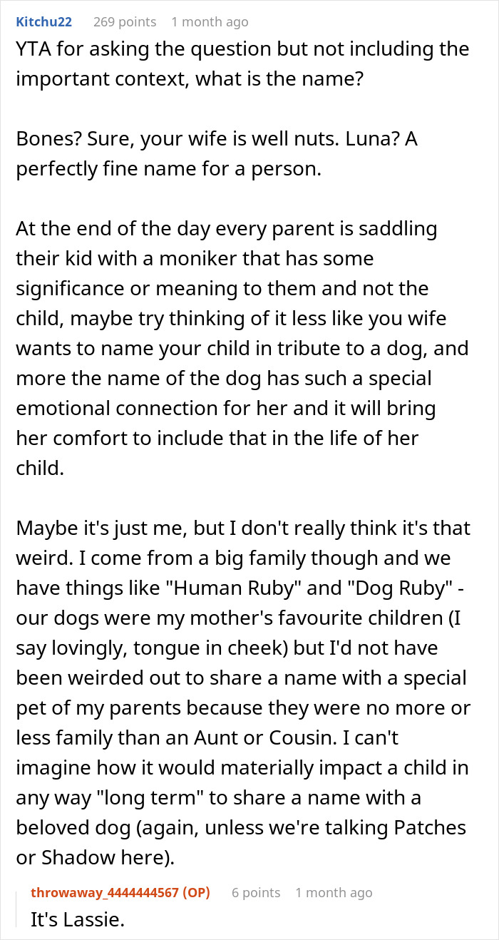 Parents-To-Be Argue Over Baby Name, Mom Wants To Honor Childhood Dog, Dad Worries It Sounds Silly