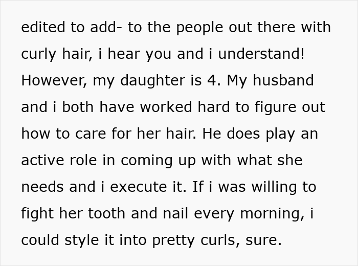 Woman Wonders If She’s A Bad Mom And Racist For Brushing Out Biracial Daughter’s Curly Hair