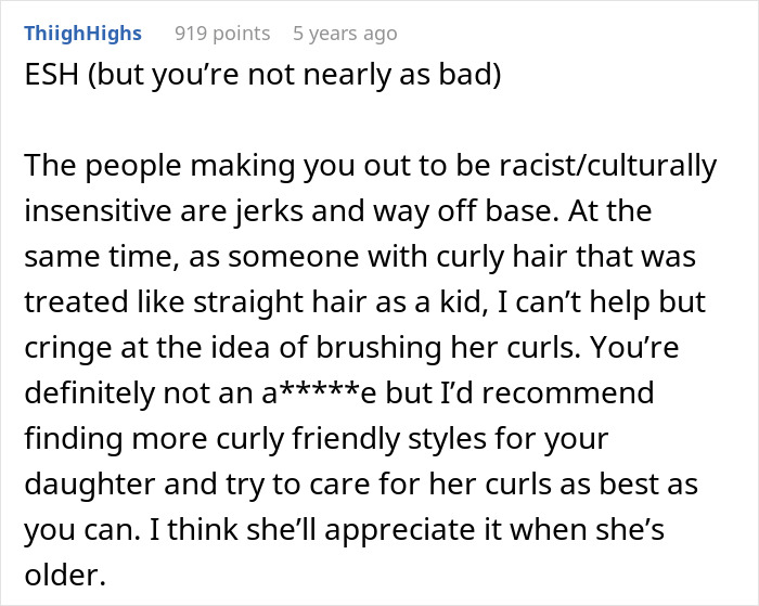 Woman Wonders If She’s A Bad Mom And Racist For Brushing Out Biracial Daughter’s Curly Hair