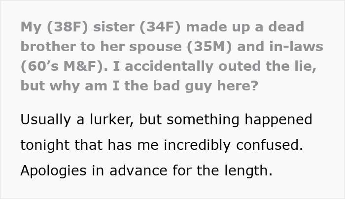 34YO Is Caught In A Lie At Family Party, Hubby Ends 10-Year Marriage Over Her Fake Dead Twin Story