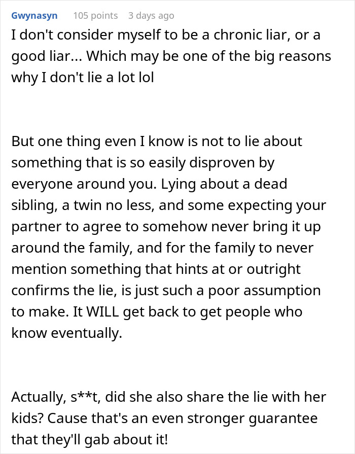 34YO Is Caught In A Lie At Family Party, Hubby Ends 10-Year Marriage Over Her Fake Dead Twin Story