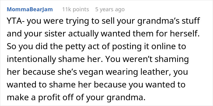 “Am I The [Jerk] For Posting A Picture Of My Vegan Sister In Leather Boots?”