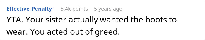 “Am I The [Jerk] For Posting A Picture Of My Vegan Sister In Leather Boots?”