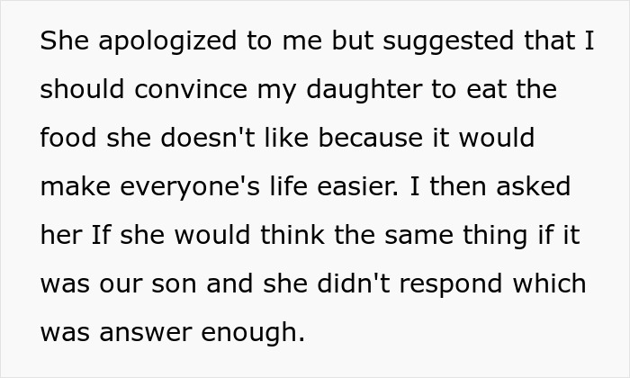 Man Announces He’s Divorcing Wife When He Discovers She Purposefully Cooks Meals Daughter Won’t Eat