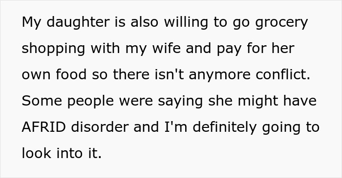 Man Announces He’s Divorcing Wife When He Discovers She Purposefully Cooks Meals Daughter Won’t Eat