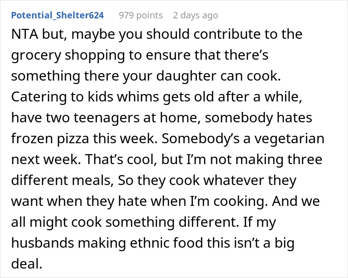 Man Announces He’s Divorcing Wife When He Discovers She Purposefully Cooks Meals Daughter Won’t Eat