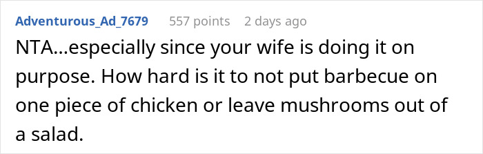Man Announces He’s Divorcing Wife When He Discovers She Purposefully Cooks Meals Daughter Won’t Eat