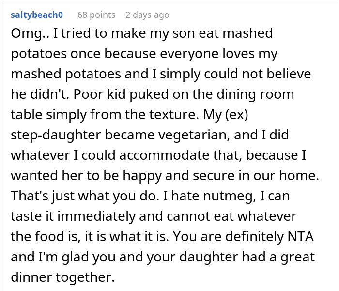 Man Announces He’s Divorcing Wife When He Discovers She Purposefully Cooks Meals Daughter Won’t Eat