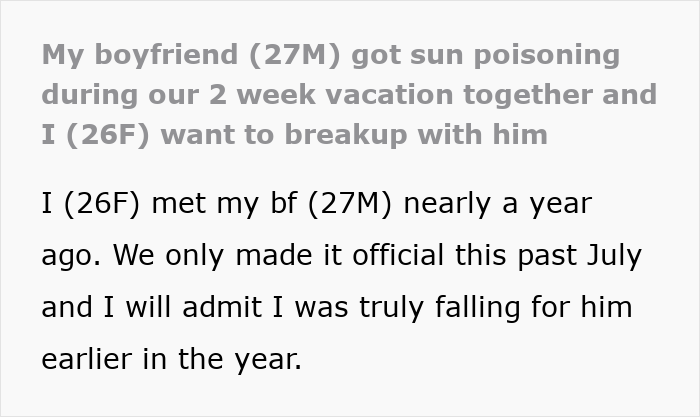 Man’s True Colors Show During Vacation, Girlfriend Realizes He’s Not The One Anymore