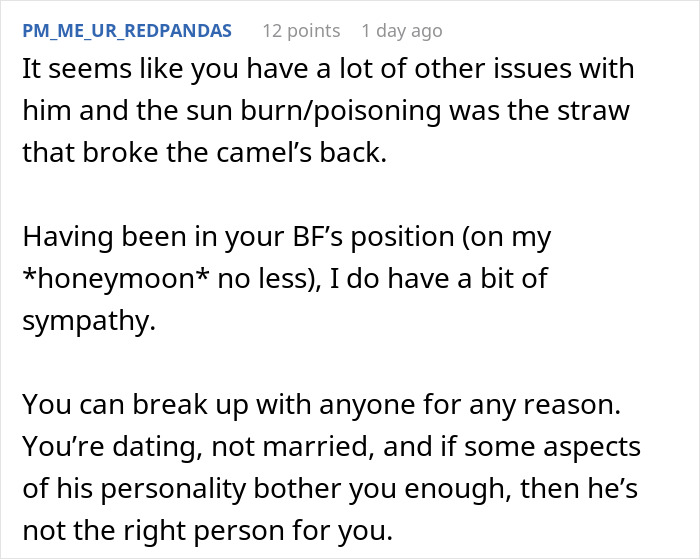 Man’s True Colors Show During Vacation, Girlfriend Realizes He’s Not The One Anymore
