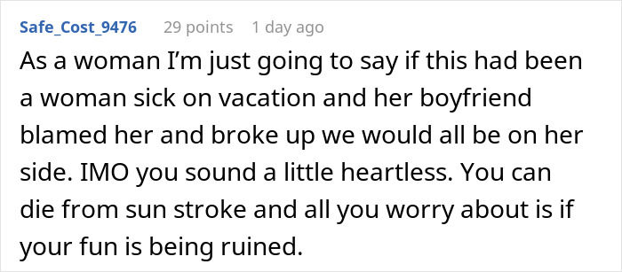 Man’s True Colors Show During Vacation, Girlfriend Realizes He’s Not The One Anymore