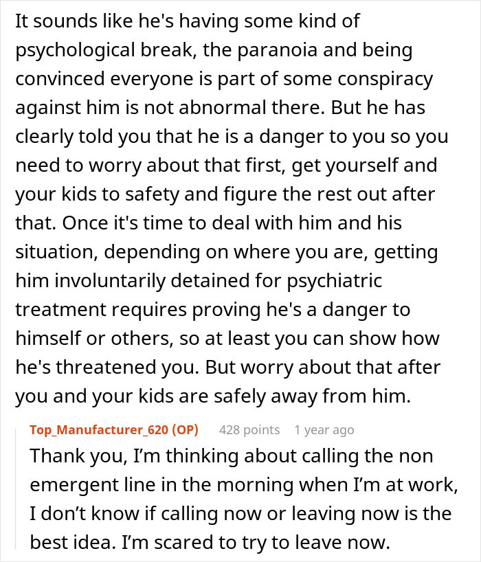 Woman Questions If She Should Help Her Husband Or Escape After His Disturbing Behavior