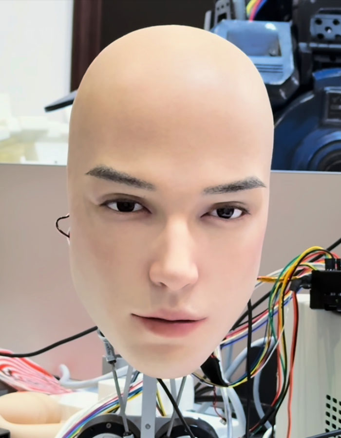 &#8220;This Is Crazy&#8221;: Creepy Robot With Eerily Human Face Leaves Onlookers Horrified