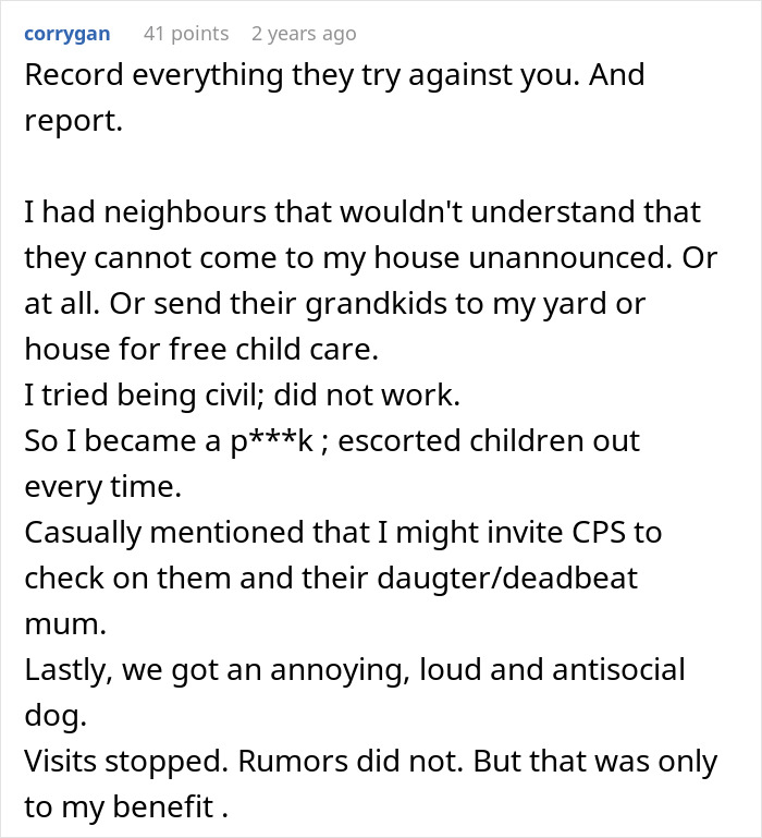 Man Has To Turn On Karen Mode With Neighbors Who Think The Whole Block Belongs To Them