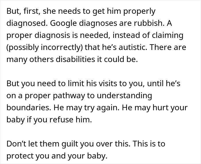11-Year-Old Starts Acting Beyond Creepy Around Stepsister Who Just Gave Birth, Parents Refuse To Get Help