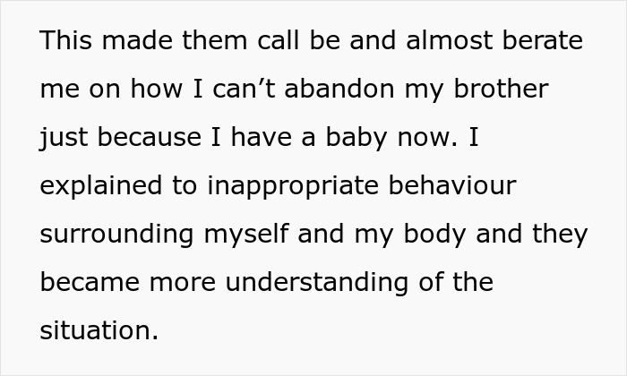 11-Year-Old Starts Acting Beyond Creepy Around Stepsister Who Just Gave Birth, Parents Refuse To Get Help