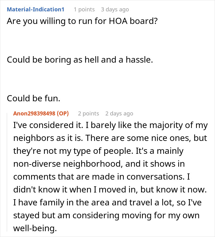 HOA Board Member Refuses To Follow Pet Ownership Rules, Neighbor Gets Police Involved