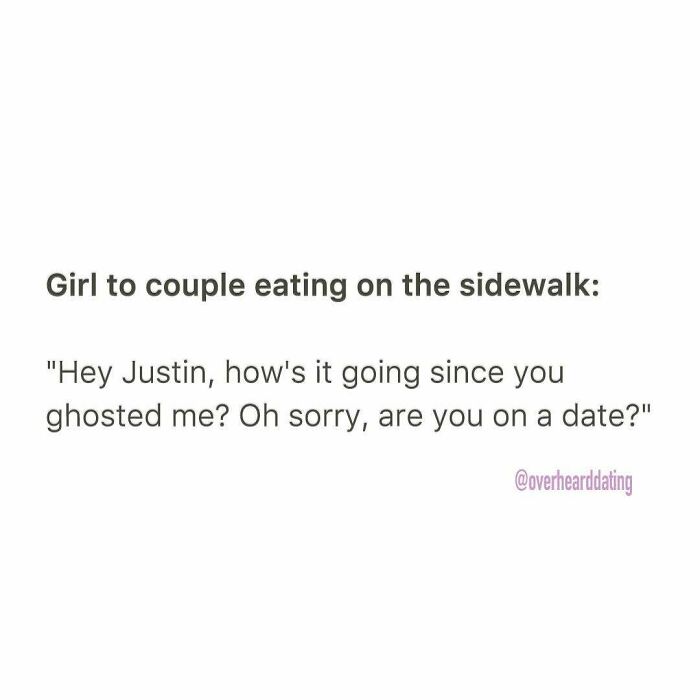 People Accidentally Eavesdropped On These 61 Hilarious Conversations About Dating (New Pics)