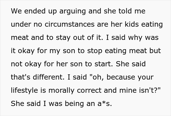 Man Prepared To Fight For Stepson Who Wants To Change His Diet But Mom Is Against It