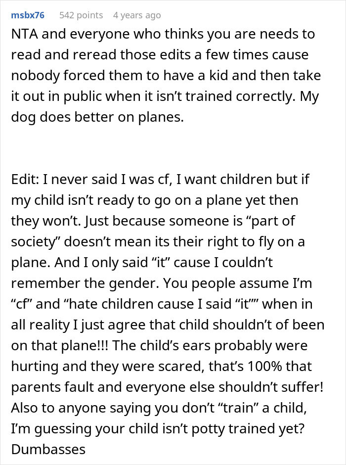 Passenger Confronts Mom After 8-Hour Toddler Meltdown, Says &#8220;She Didn’t Handle It Well&#8221;