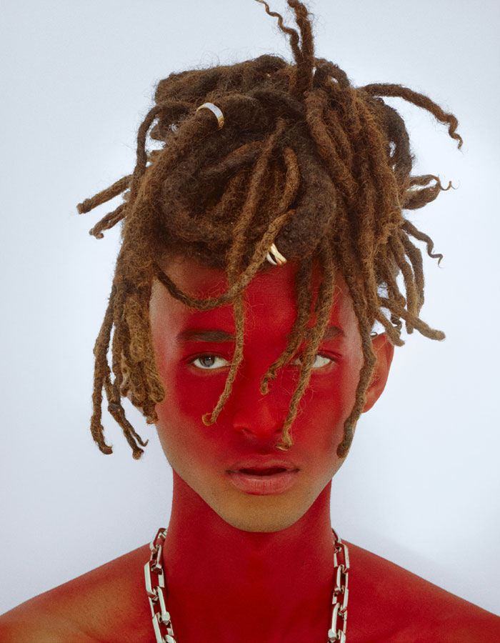 Jaden Smith Sparks Hilarious Trolling With Red-Faced &#8216;Diaper&#8217; Look In Paris