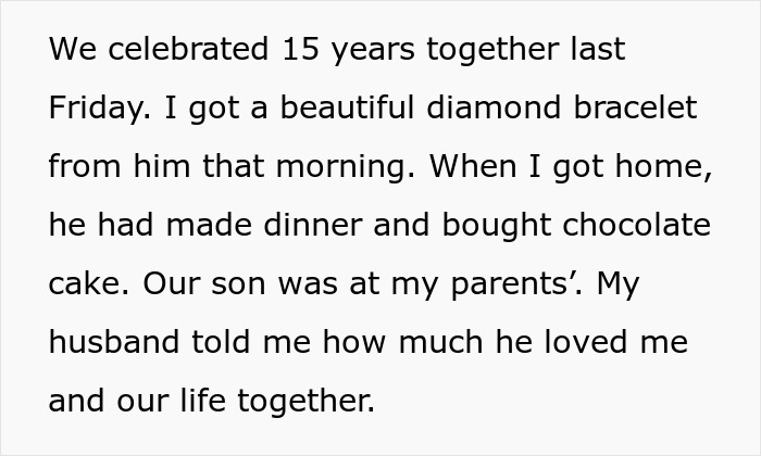 Man Cheated Years Ago, Prepares Anniversary Dinner With Gifts, Wife Tells Him She Still Can’t Forgive Man Cheated Years Ago, Prepares Anniversary Dinner With Gifts, Wife Tells Him She Still Can’t Forgive