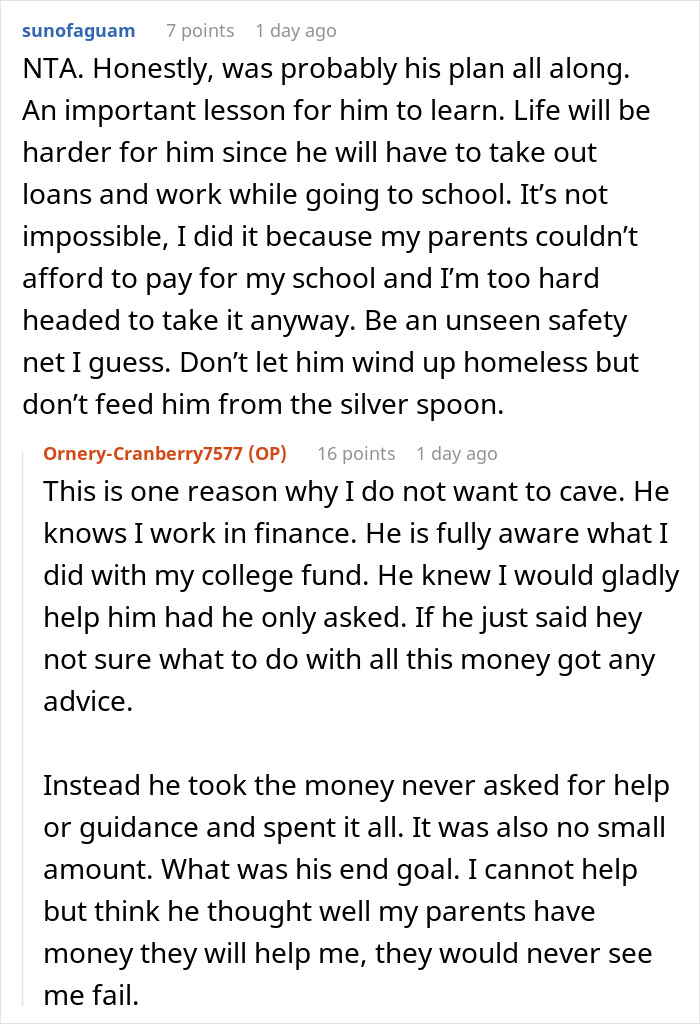 20-Year-Old Learns That Actions Have Consequences After Spending All His College Money On Traveling