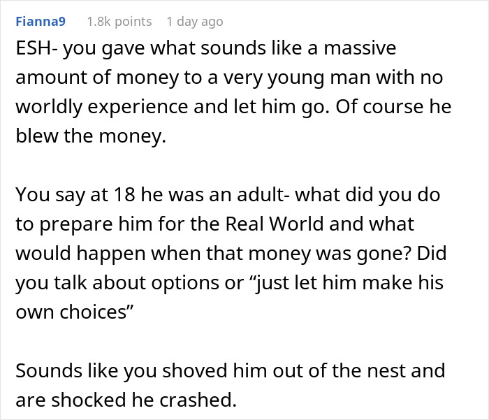 20-Year-Old Learns That Actions Have Consequences After Spending All His College Money On Traveling