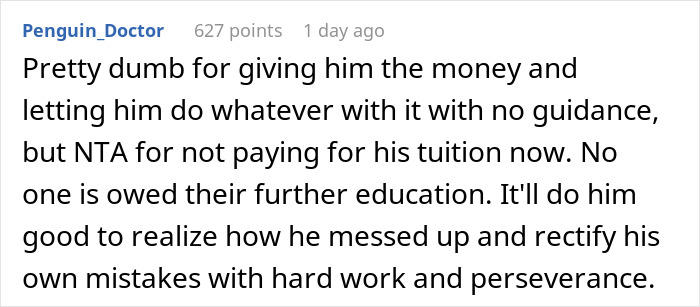 20-Year-Old Learns That Actions Have Consequences After Spending All His College Money On Traveling