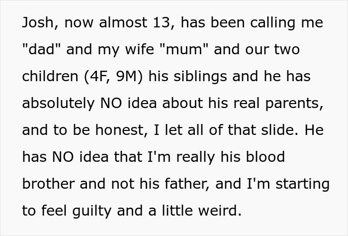 13-Year-Old Thinks He’s Growing Up In A Standard Family Until His “Dad” Reveals The Truth 13-Year-Old Thinks He’s Growing Up In A Standard Family Until His “Dad” Reveals The Truth