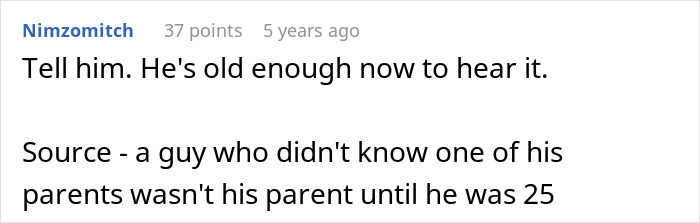 13-Year-Old Thinks He’s Growing Up In A Standard Family Until His “Dad” Reveals The Truth 13-Year-Old Thinks He’s Growing Up In A Standard Family Until His “Dad” Reveals The Truth