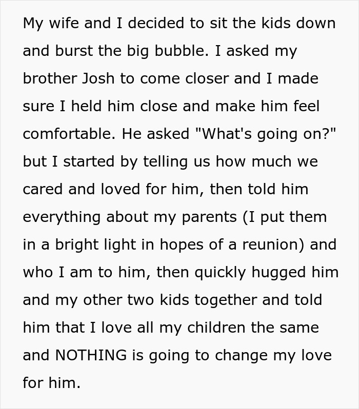 13-Year-Old Thinks He’s Growing Up In A Standard Family Until His “Dad” Reveals The Truth 13-Year-Old Thinks He’s Growing Up In A Standard Family Until His “Dad” Reveals The Truth