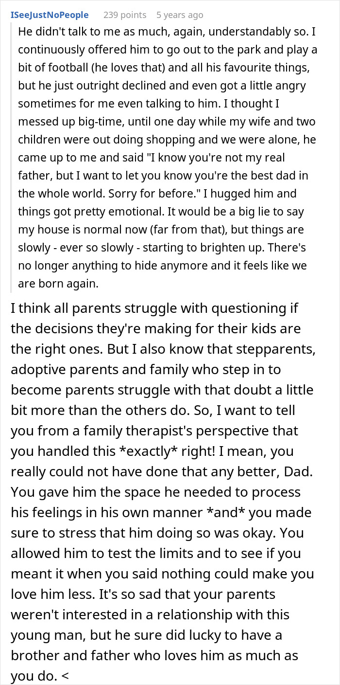13-Year-Old Thinks He’s Growing Up In A Standard Family Until His “Dad” Reveals The Truth 13-Year-Old Thinks He’s Growing Up In A Standard Family Until His “Dad” Reveals The Truth