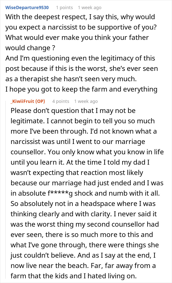 Dad’s Reaction To Daughter’s Divorce Costs Him His Relationship With Her