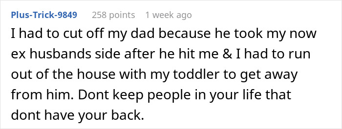 Dad’s Reaction To Daughter’s Divorce Costs Him His Relationship With Her